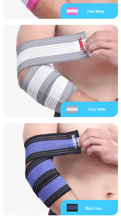 AOLIKES 1PCS 40-180cm Compression Bandage Protector Knee Support Brace Sports Elastic Elbow Straps Leg Bands Elast Bandag