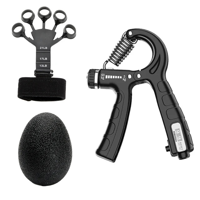 Adjustable 5-60Kg Heavy Hand Gripper Fitness Hand Exerciser Grip Wrist Training Finger Gripper Hand Strengthener For Patient