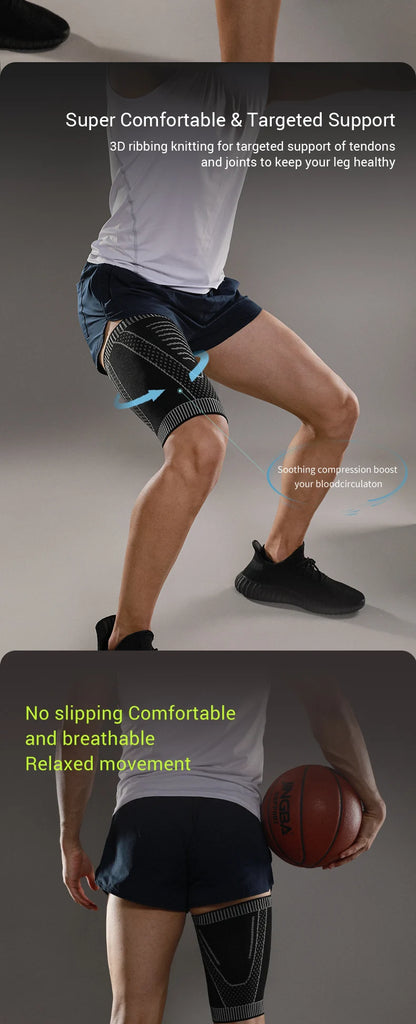 1 Piece Elastic Non-slip Breathable Thigh Support Sleeve