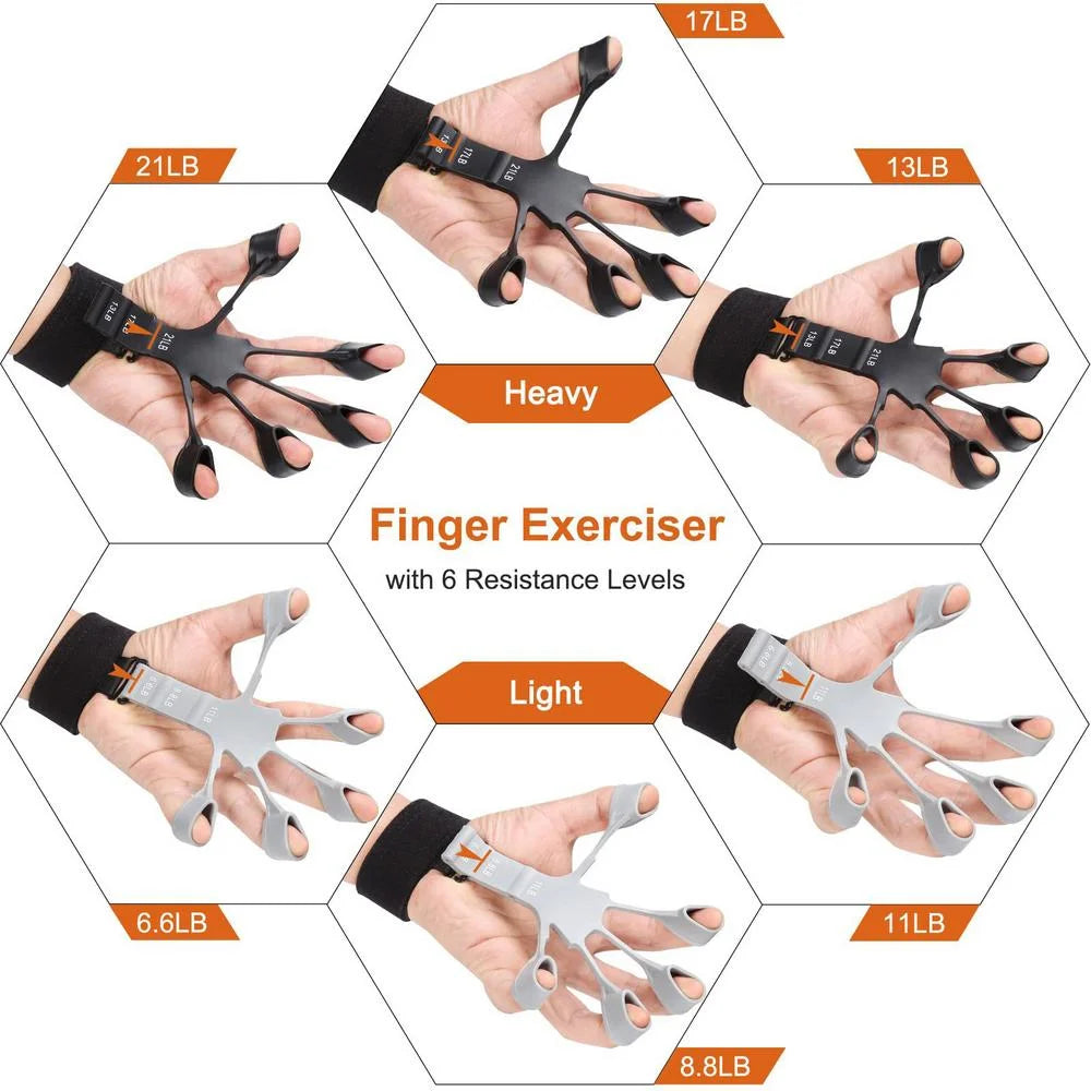 Adjustable 5-60Kg Heavy Hand Gripper Fitness Hand Exerciser Grip Wrist Training Finger Gripper Hand Strengthener For Patient