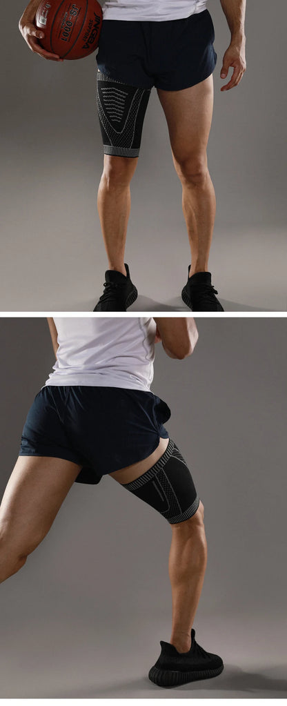 1 Piece Elastic Non-slip Breathable Thigh Support Sleeve