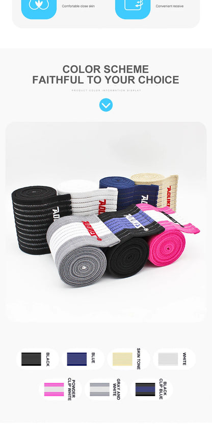 AOLIKES 1PCS 40-180cm Compression Bandage Protector Knee Support Brace Sports Elastic Elbow Straps Leg Bands Elast Bandag