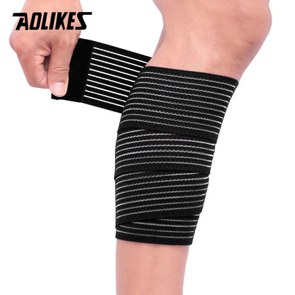 AOLIKES 1PCS 40-180cm Compression Bandage Protector Knee Support Brace Sports Elastic Elbow Straps Leg Bands Elast Bandag