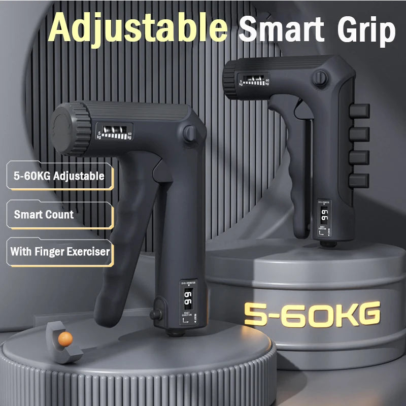 Adjustable 5-60Kg Heavy Hand Gripper Fitness Hand Exerciser Grip Wrist Training Finger Gripper Hand Strengthener For Patient