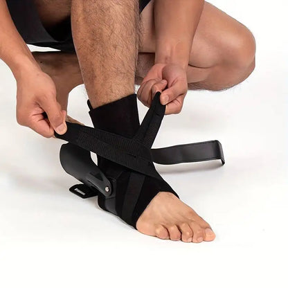 Ankle Brace-Stirrup Ankle Splint- Adjustable Rigid Stabilizer for Sprains Tendonitis Post-Op Cast Support and Injury Protection