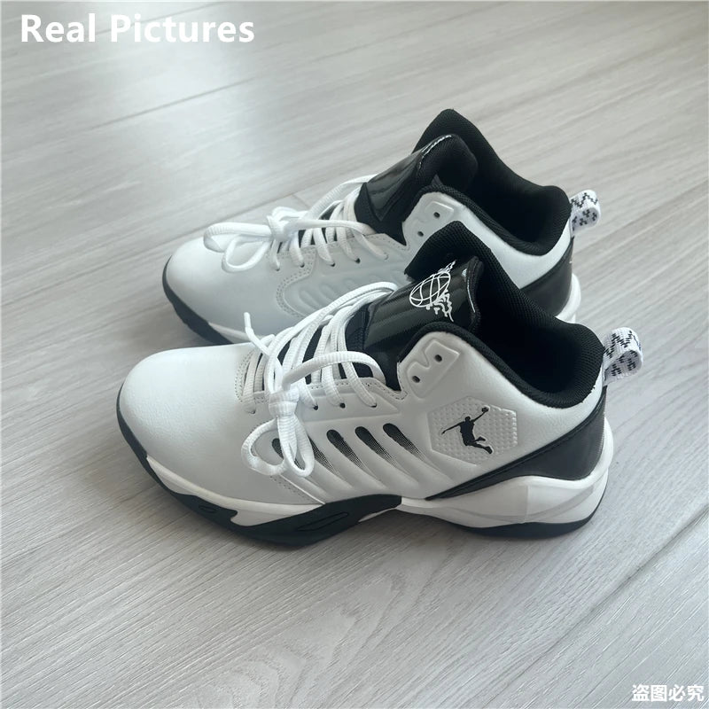 Men's Basketball Shoes Breathable Cushioning Non-Slip Wearable Sports Shoes Gym Training Athletic Basketball Sneakers for Women