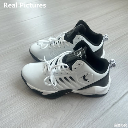 Men's Basketball Shoes Breathable Cushioning Non-Slip Wearable Sports Shoes Gym Training Athletic Basketball Sneakers for Women