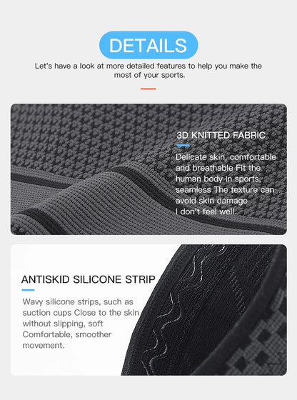 1piece Fitness Running Cycling Knee Braces Elastic Nylon Knee Brace For Sports Compression Knee Pad Sleeve Basketball Volleyball