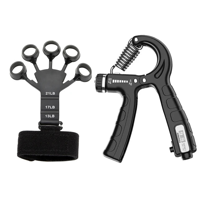 Adjustable 5-60Kg Heavy Hand Gripper Fitness Hand Exerciser Grip Wrist Training Finger Gripper Hand Strengthener For Patient