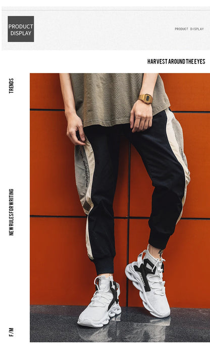 Men's lightweight, breathable, comfortable, soft, fashionable, minimalist high top outdoor sports shoes