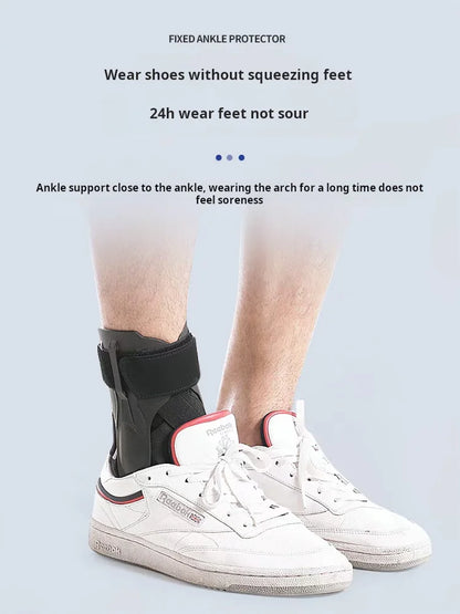 Ankle Brace-Stirrup Ankle Splint- Adjustable Rigid Stabilizer for Sprains Tendonitis Post-Op Cast Support and Injury Protection