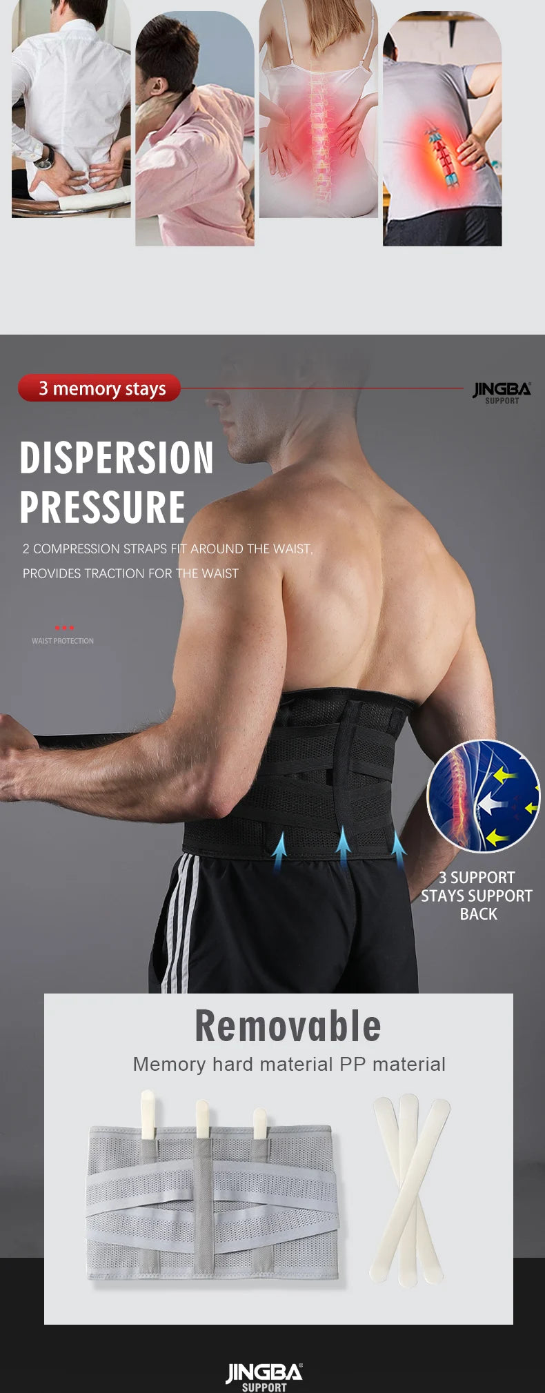 Men Women Waist Trainer Belt Waist Trimmer Weight Loss Workout Fitness Back Support