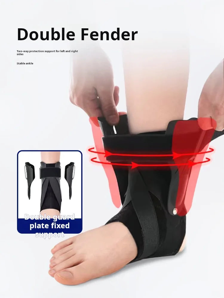 Ankle Brace-Stirrup Ankle Splint- Adjustable Rigid Stabilizer for Sprains Tendonitis Post-Op Cast Support and Injury Protection