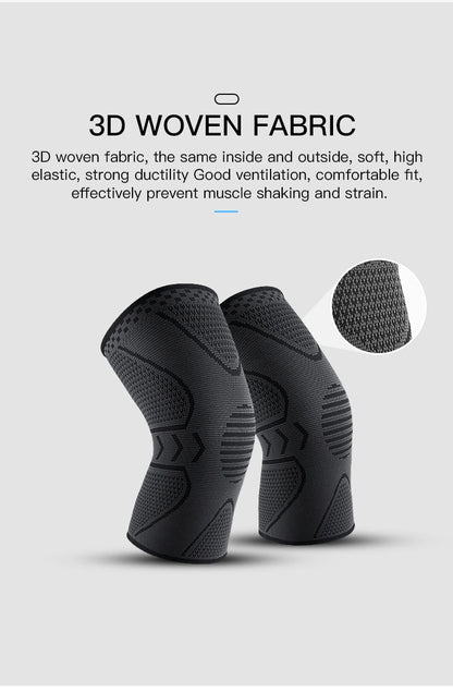 1piece Fitness Running Cycling Knee Braces Elastic Nylon Knee Brace For Sports Compression Knee Pad Sleeve Basketball Volleyball